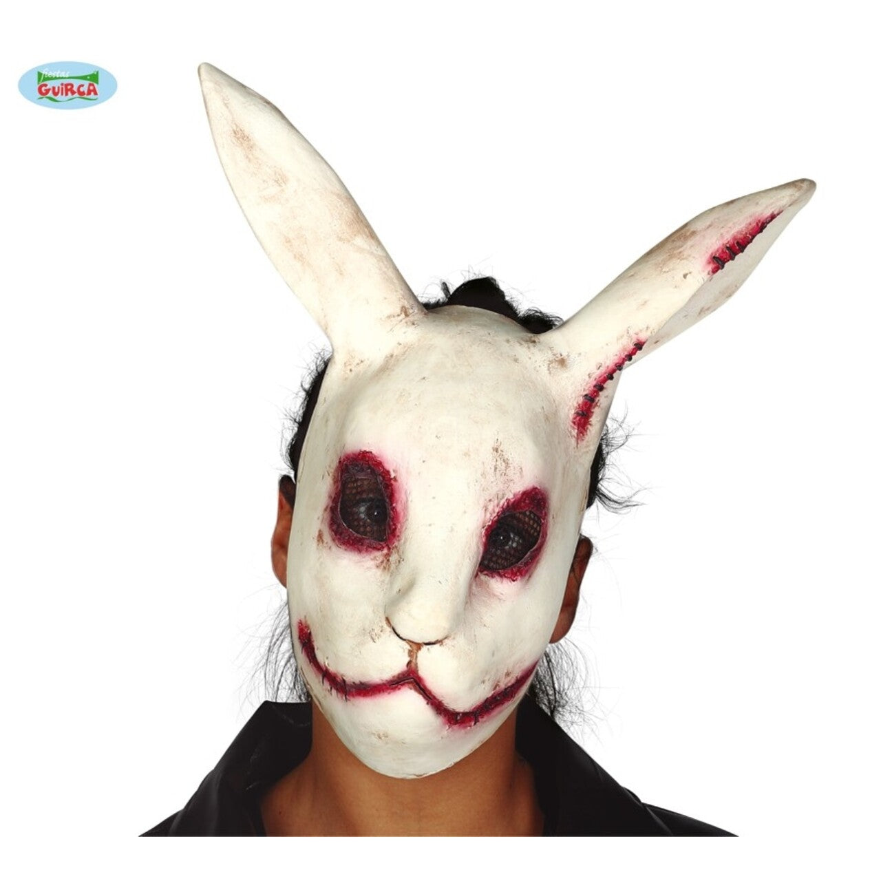 Op deze afbeelding zie je een Accessoires, van het merk Guirca. Halloween Horror Bunny Masker