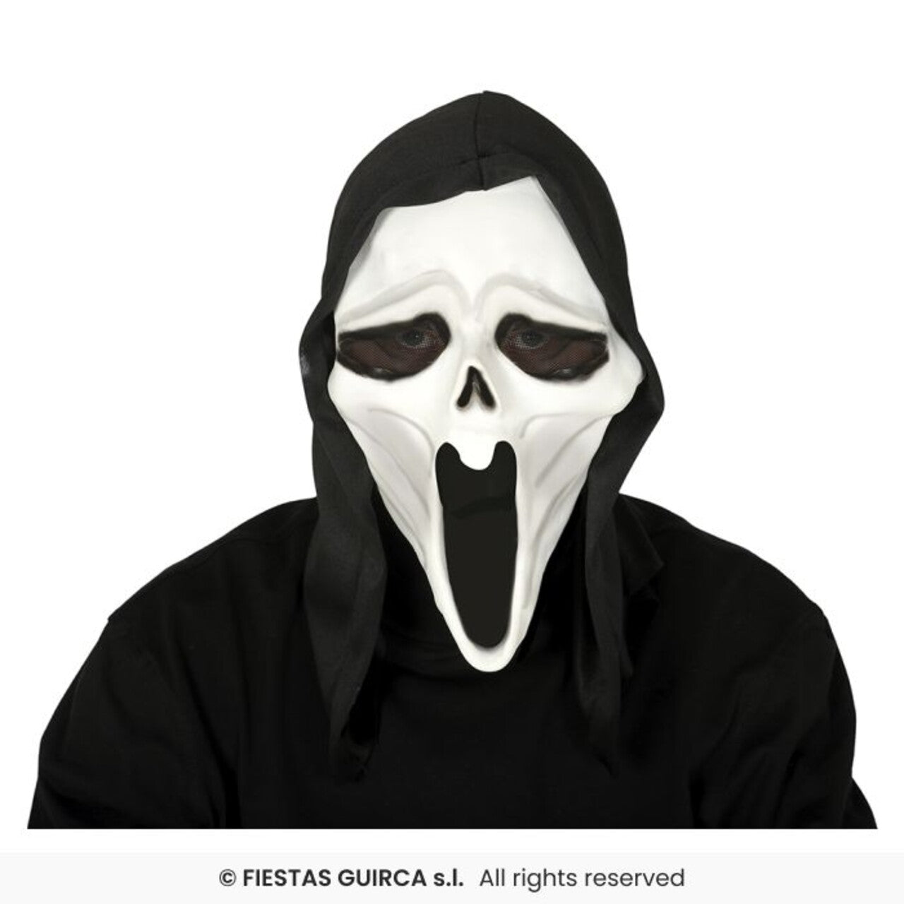 Op deze afbeelding zie je een Accessoires, van het merk Guirca. Ghostface Scream Masker