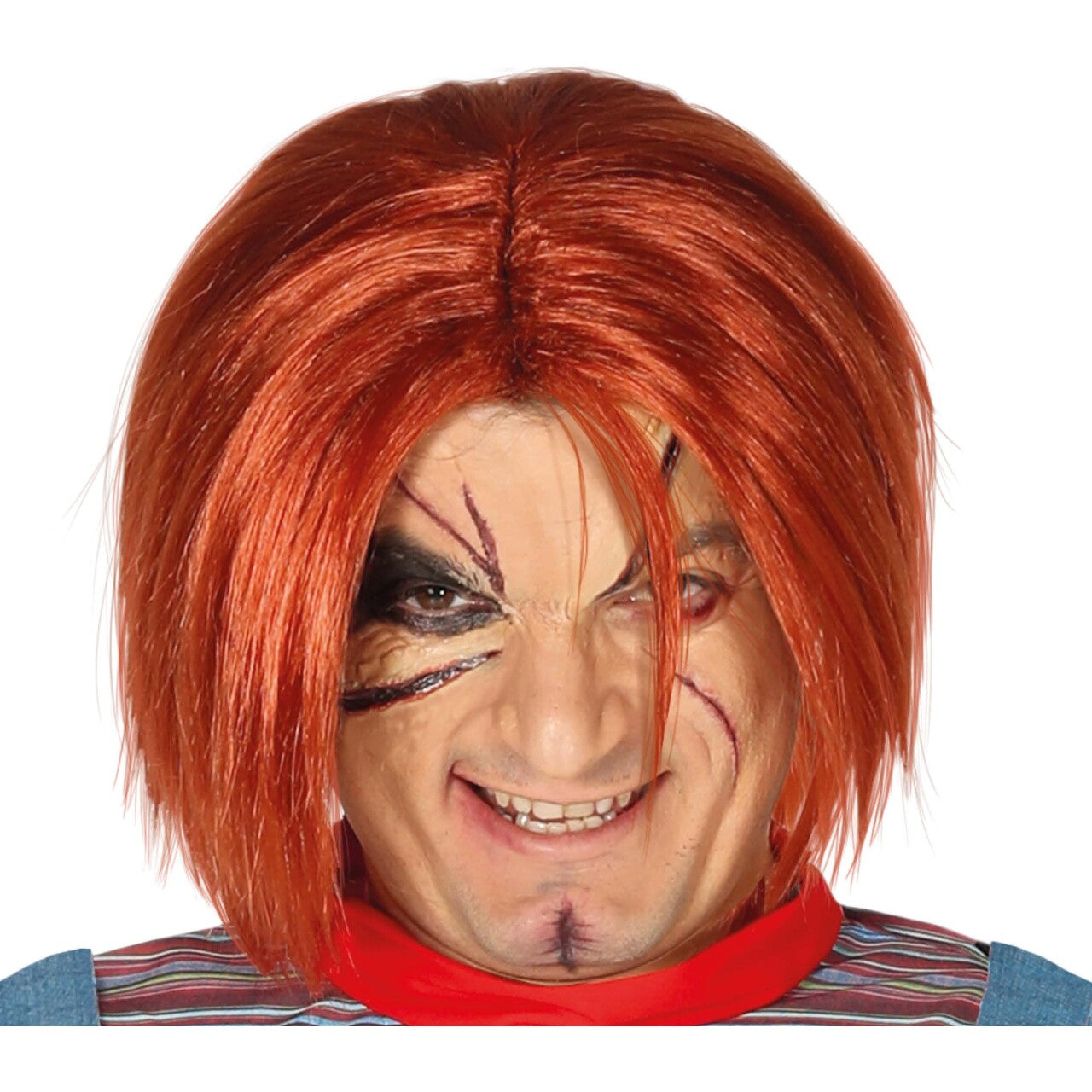 Op deze afbeelding zie je een Accessoires, van het merk Guirca. Halloween Killer Pop Chucky Pruik
