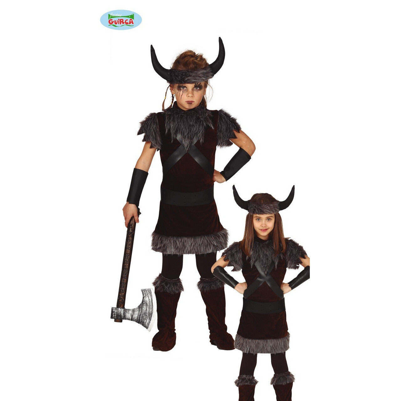 Op deze afbeelding zie je een Kostuums, van het merk Guirca. Vreselijk Wrede Viking Noordelijke IJszee Kind Kostuum