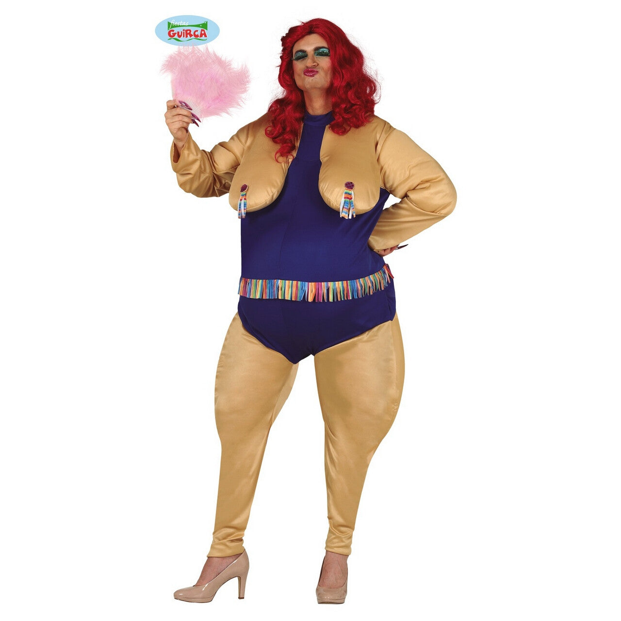 Op deze afbeelding zie je een Kostuums, van het merk Guirca. Lekkerste Stuk Op Het Strand Drag Queen Kostuum
