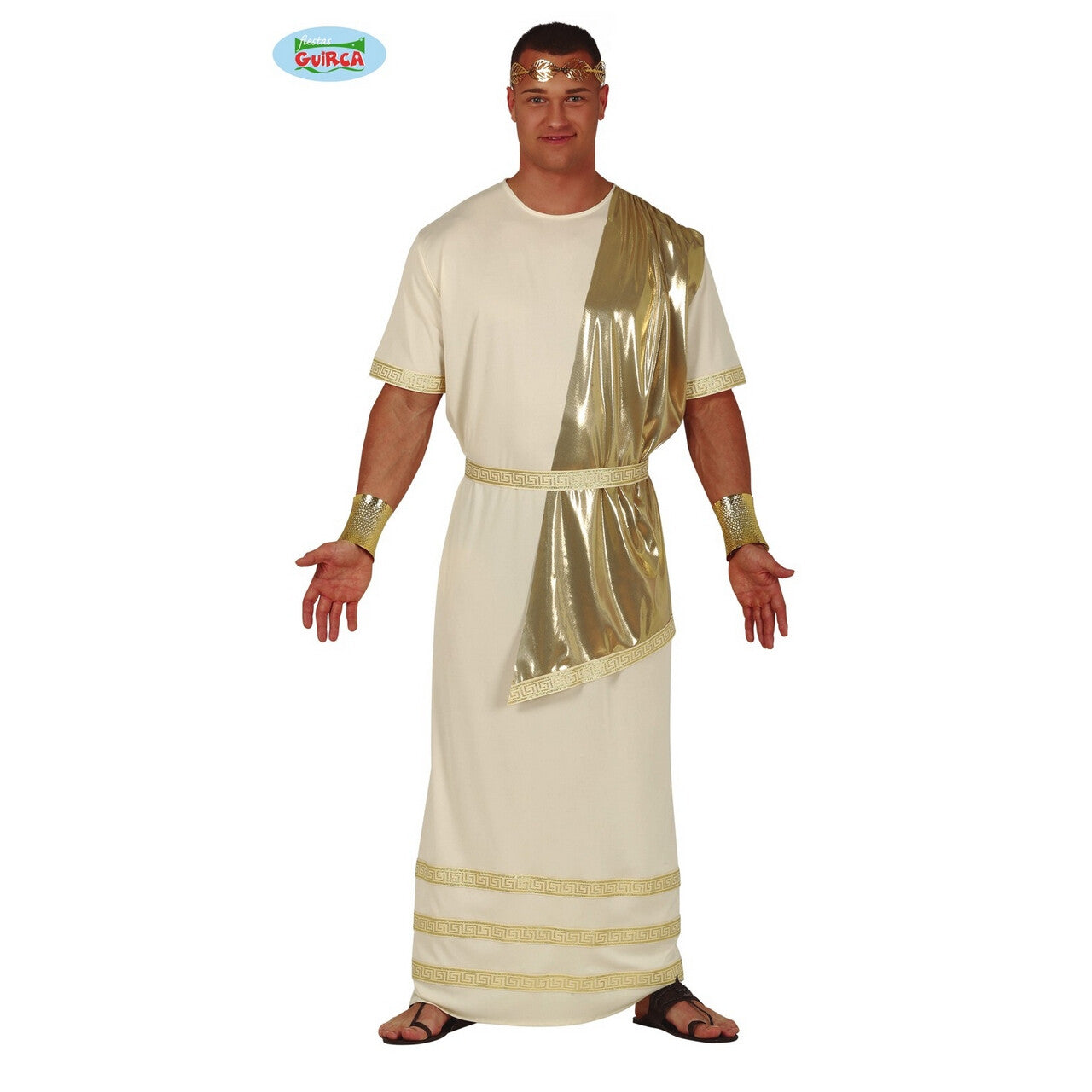 Op deze afbeelding zie je een Kostuums, van het merk Guirca. Romeinse Senator Cato Man Kostuum