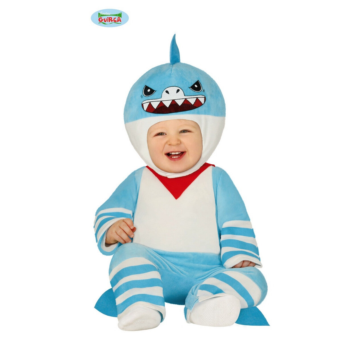 Op deze afbeelding zie je een Kostuums, van het merk Guirca. Scherpe Melktandjes Haai Stille Oceaan Kind Kostuum