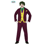 Op deze afbeelding zie je een Kostuums, van het merk Guirca. Grootste Schurk Van Gotham The Joker Man Kostuum