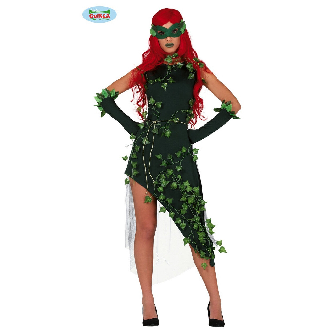 Op deze afbeelding zie je een Kostuums, van het merk Guirca. Superschurk Poison Ivy Uit Batman Vrouw Kostuum