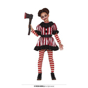 Op deze afbeelding zie je een Kostuums, van het merk Guirca. Afgewezen In Het Circus Clown Meisje Kostuum
