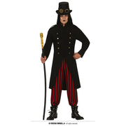 Op deze afbeelding zie je een Kostuums, van het merk Guirca. Gothische Steampunk Ringmeester Van Het Horror Circus Man Kostuum