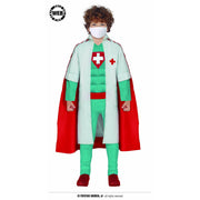 Op deze afbeelding zie je een Kostuums, van het merk Guirca. Superdokter Red De Wereld Jongen Kostuum