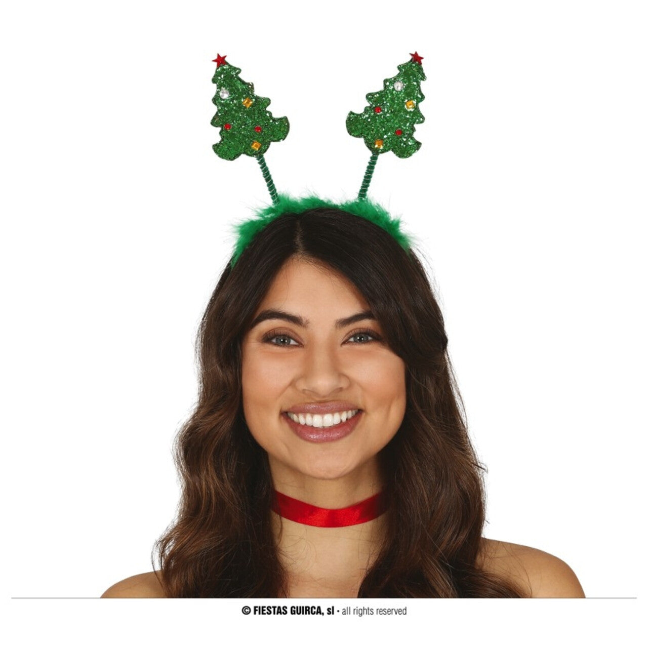 Op deze afbeelding zie je een Accessoires, van het merk Guirma. Kerst Op Je Hoofd Boom Hoofdband