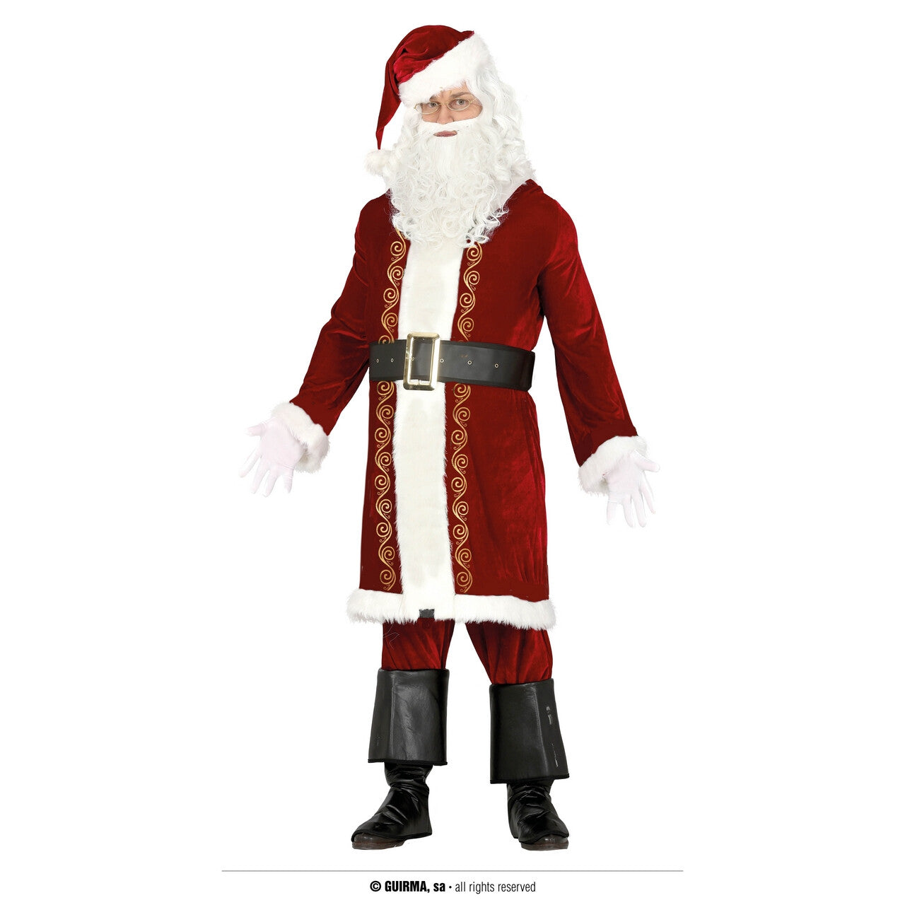 Op deze afbeelding zie je een Kostuums, van het merk Guirma. De Enige Echte Kerstman Kostuum