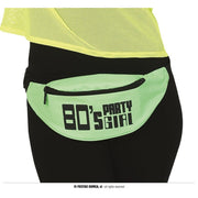 Op deze afbeelding zie je een Accessoires, van het merk Guirca. Party Girl Jaren 80 Heuptas Groen