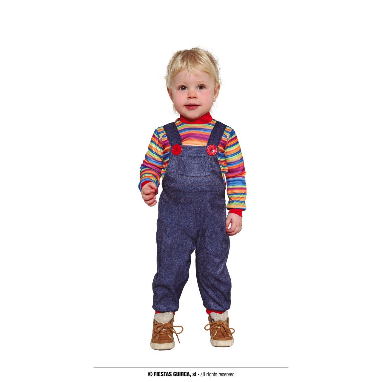 Op deze afbeelding zie je een Kostuums, van het merk Guirca. Ondeugende Chucky Jongen Kostuum