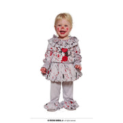 Op deze afbeelding zie je een Kostuums, van het merk Guirca. Bliksemse Terror Clown Kind Kostuum