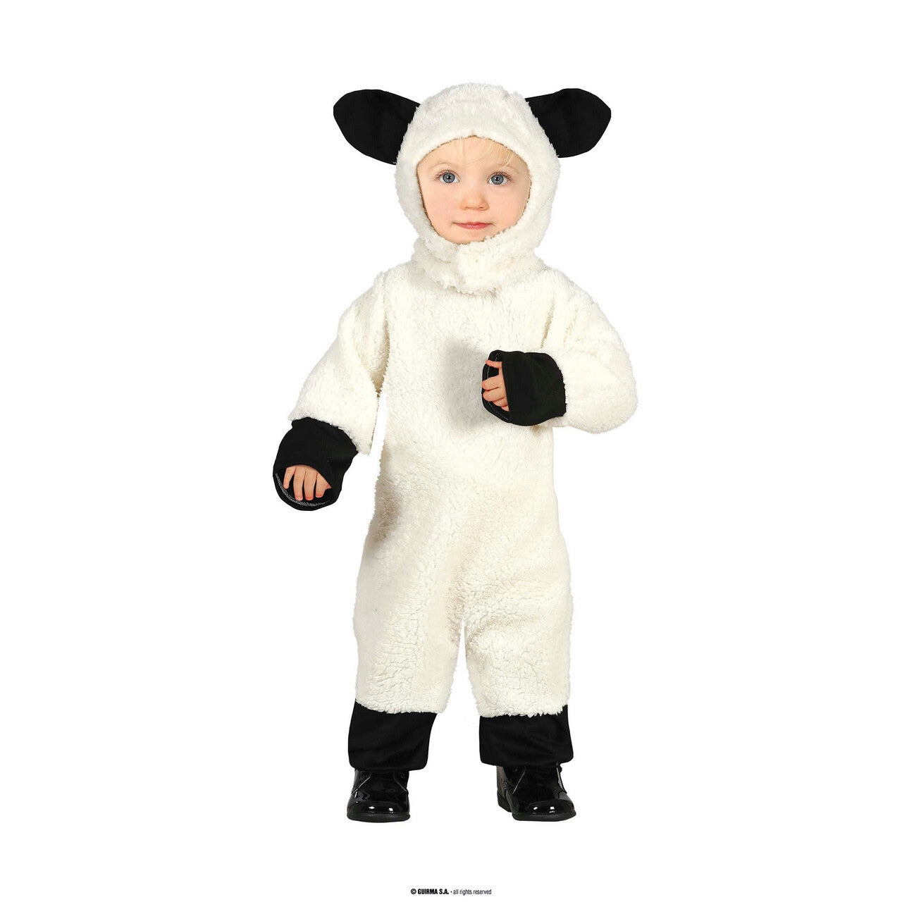 Op deze afbeelding zie je een Kostuums, van het merk Guirma. Klein Schattig Lammetje Shep Kind Kostuum