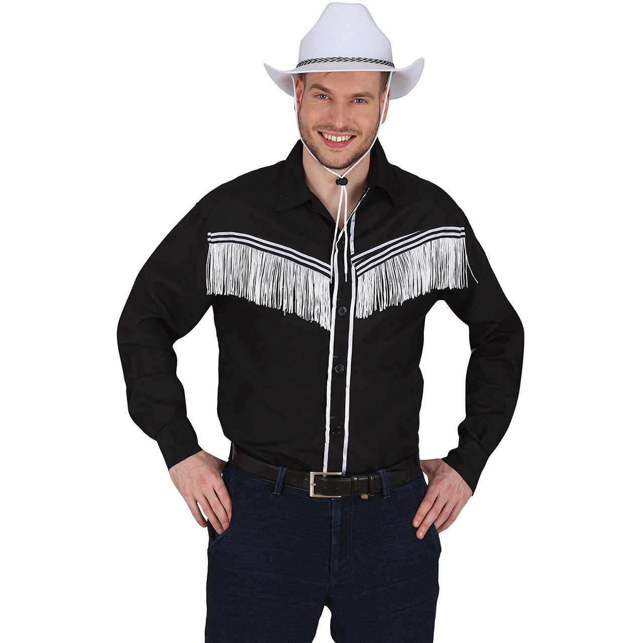 Op deze afbeelding zie je een Kostuums, van het merk Guirca. Cowboy Sunny Lasso Man