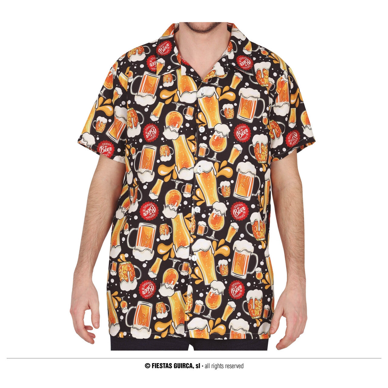 Op deze afbeelding zie je een Kostuums, van het merk Guirca. Plezier Met Bier Blouse Man