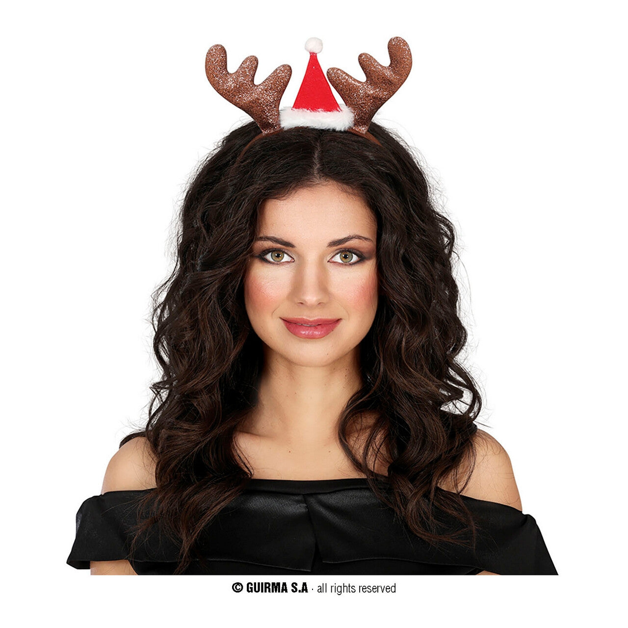 Op deze afbeelding zie je een Accessoires, van het merk Guirma. Haarband Met Kerst Gewei