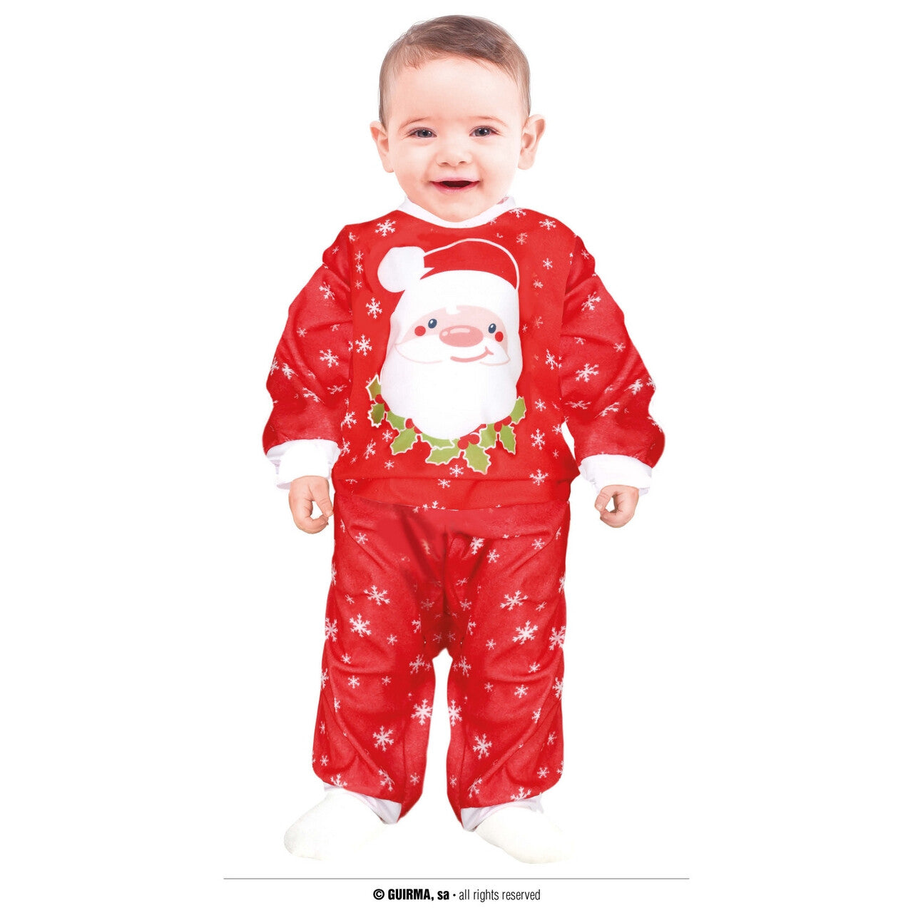 Op deze afbeelding zie je een Kostuums, van het merk Guirma. Schattige Rode Jumpsuit Santa Baby Kind Kostuum