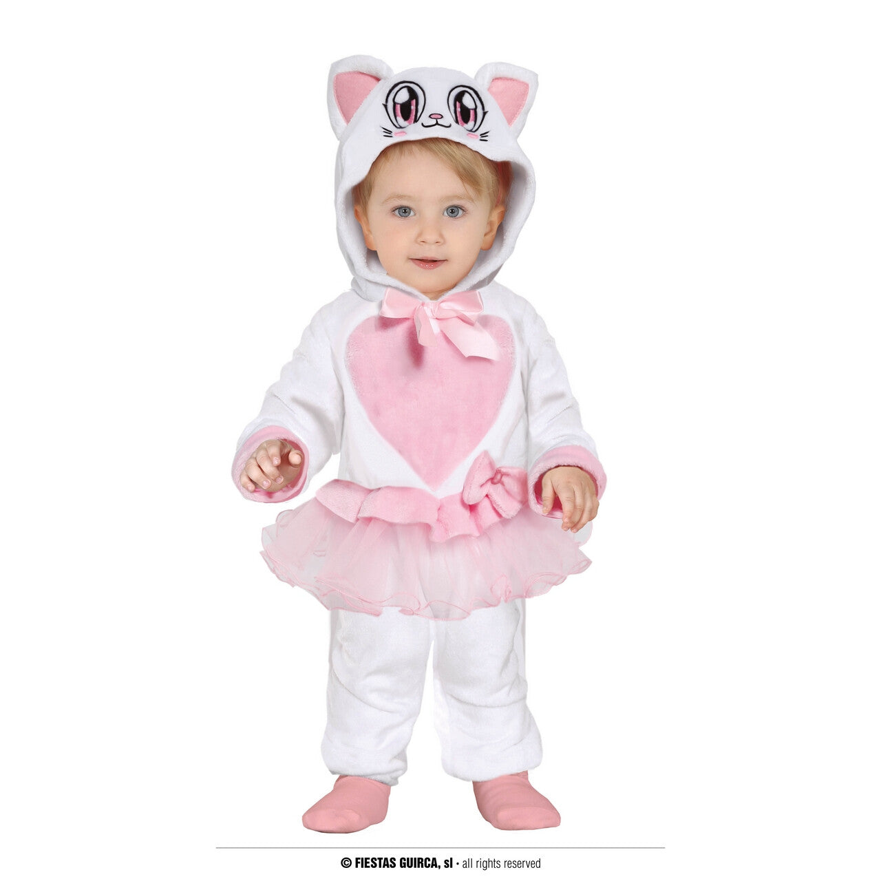 Op deze afbeelding zie je een Kostuums, van het merk Guirca. Minoes De Baby Poes Meisje Kostuum