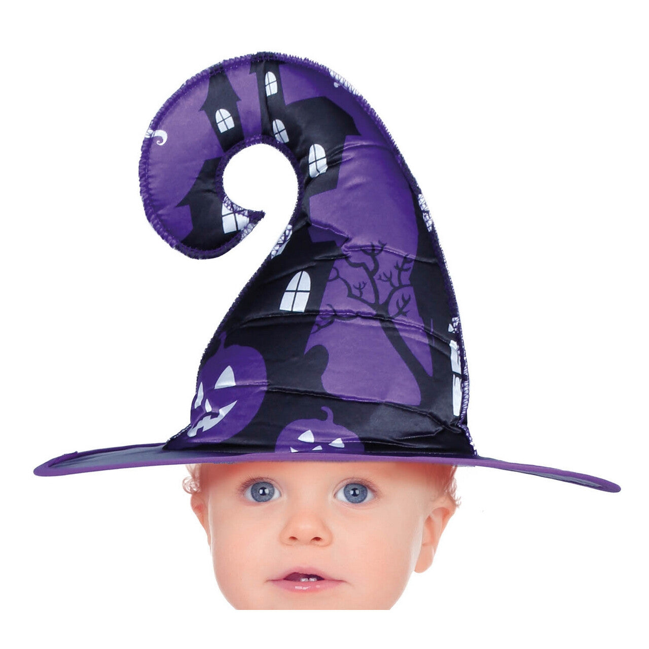 Op deze afbeelding zie je een Kostuums, van het merk Guirca. Paarse Middernacht Heks Esther Nachtschrik Meisje Kostuum