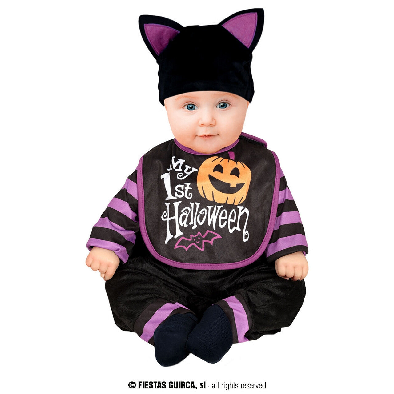 Op deze afbeelding zie je een Kostuums, van het merk Guirca. Mijn Eerste Halloween Vleermuis Kind Kostuum