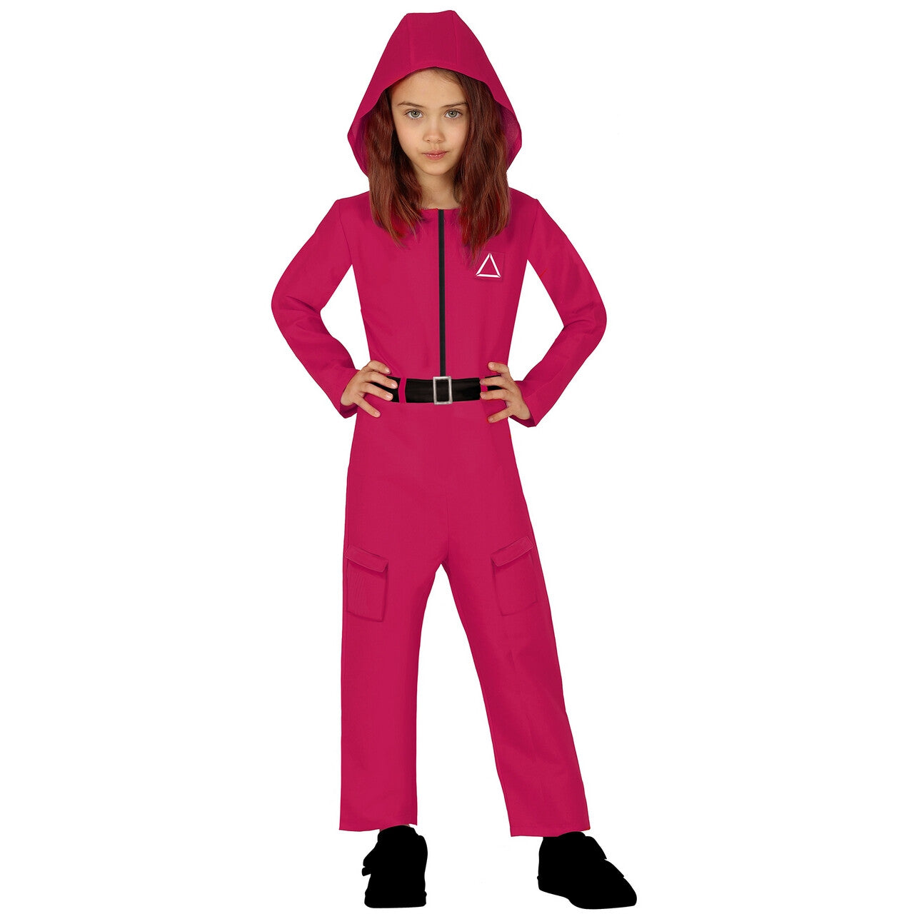 Op deze afbeelding zie je een Kostuums, van het merk Guirca. Kids Game Roze Kind Kostuum