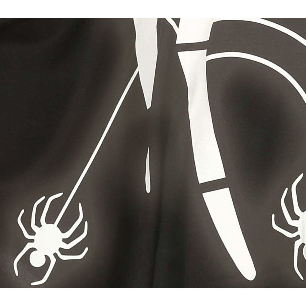 Op deze afbeelding zie je een Kostuums, van het merk Guirca. Spider Skelet Glow In The Dark Kind Kostuum