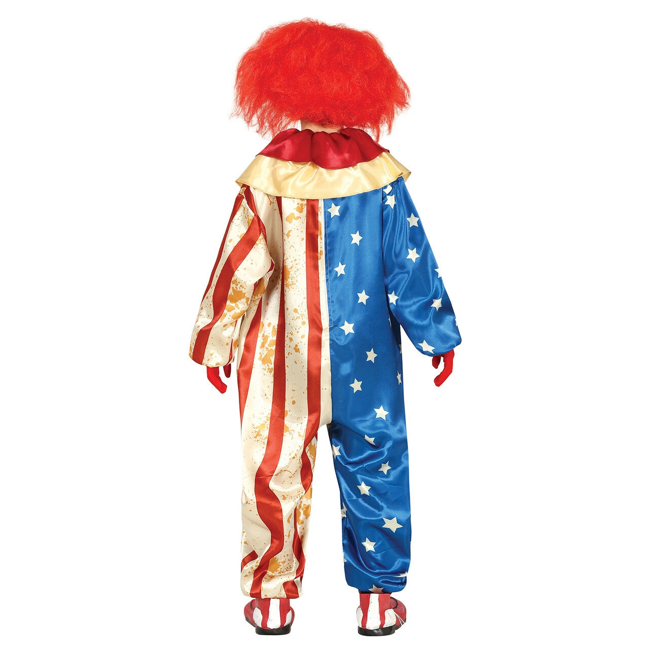 Op deze afbeelding zie je een Kostuums, van het merk Guirca. Moordlustige USA Clown Kind Kostuum