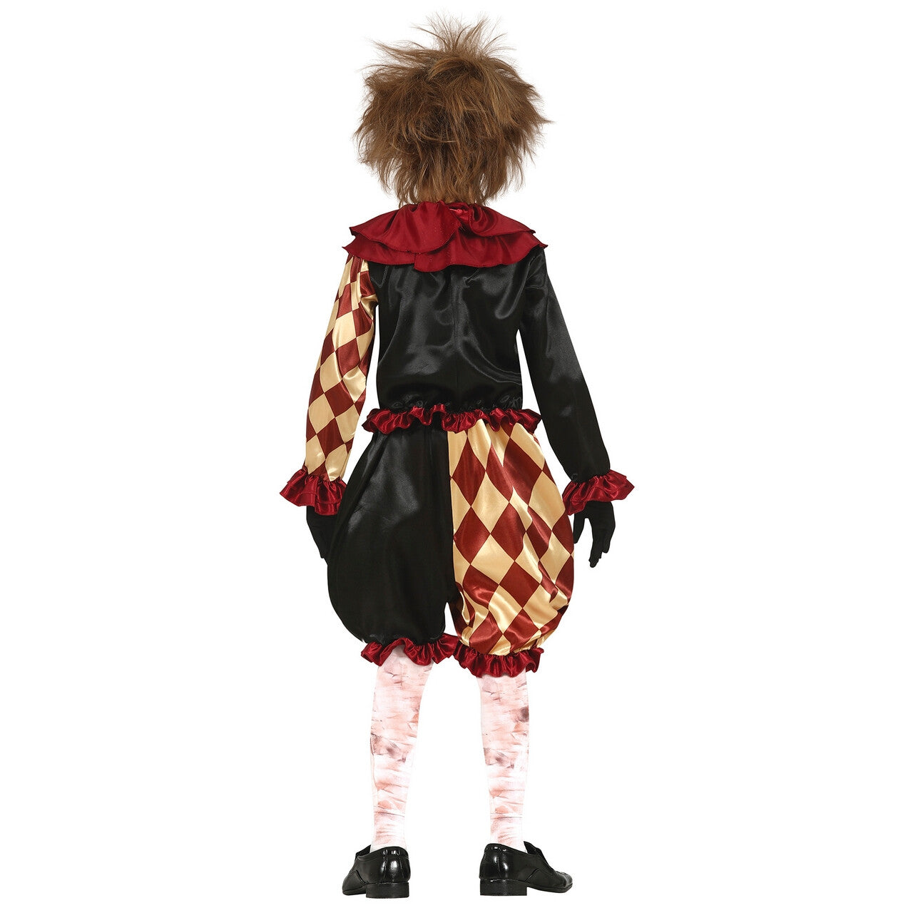 Op deze afbeelding zie je een Kostuums, van het merk Guirca. Meest Griezelige Gekke Clown Kind Kostuum