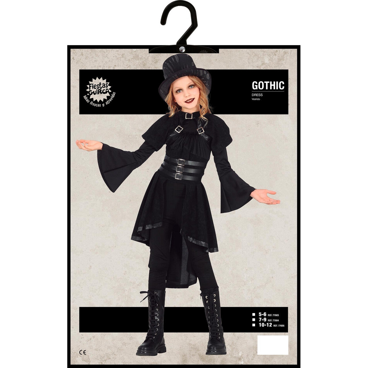 Op deze afbeelding zie je een Kostuums, van het merk Guirca. Gotische Gastvrouw Van Kasteel Dracupier Meisje Kostuum