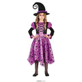 Heksje Sterre Purple Meisje Kostuum