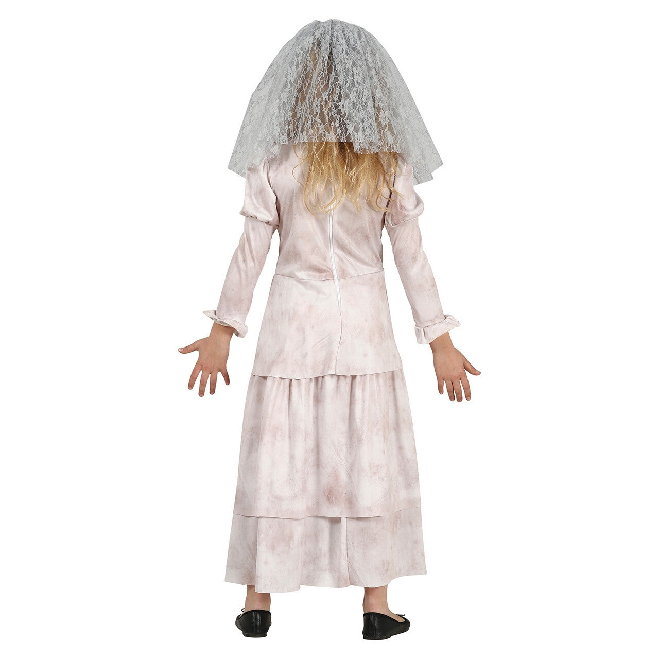 Op deze afbeelding zie je een Kostuums, van het merk Guirca. Verdrietige Spookbruid Hollie Meisje Kostuum