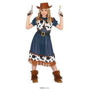 Op deze afbeelding zie je een Kostuums, van het merk Guirca. Giddy Up Cowgirl Meisje Kostuum