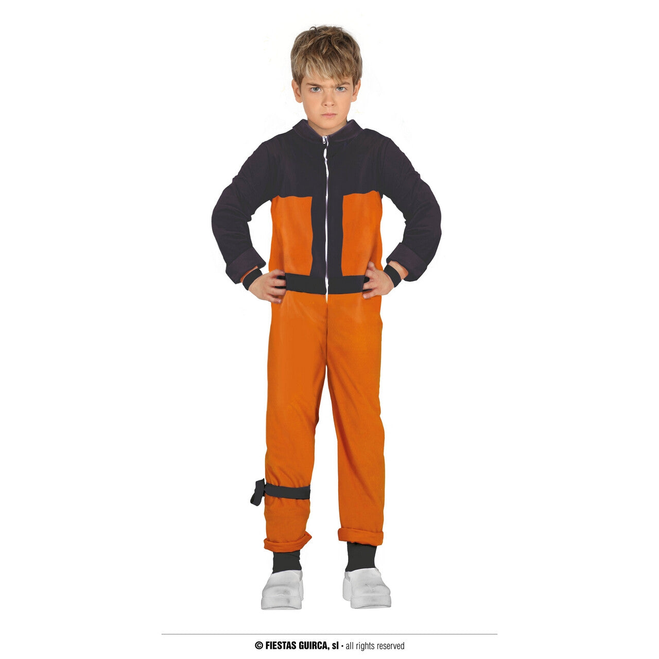 Op deze afbeelding zie je een Kostuums, van het merk Guirca. Klaar Voor Ninja Training Kind Kostuum