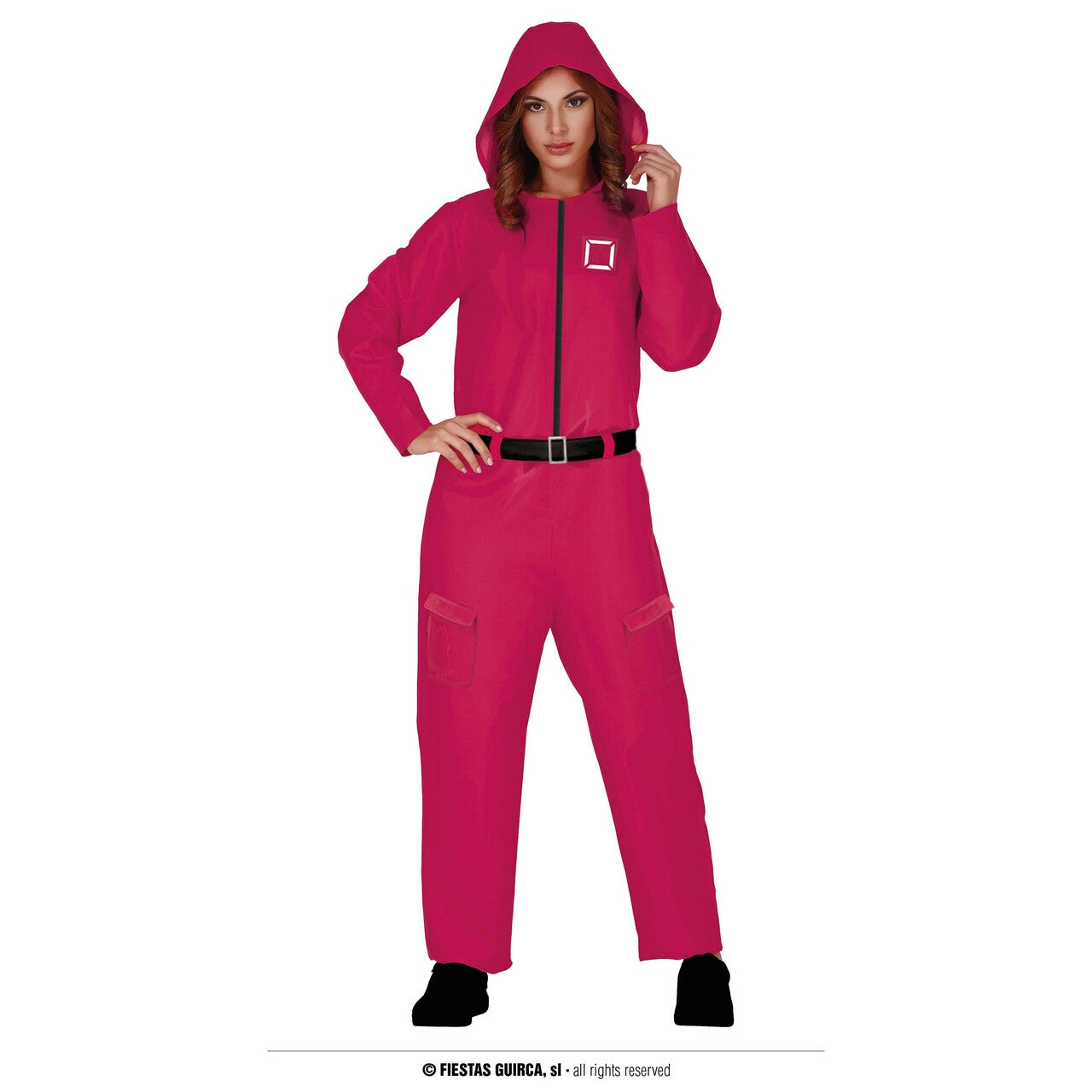 Op deze afbeelding zie je een Kostuums, van het merk Guirca. Gamer Van Het Gevaarlijkste Spel Vrouw Kostuum