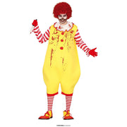 Op deze afbeelding zie je een Kostuums, van het merk Guirca. Fastfood Mckiller Clown Kostuum