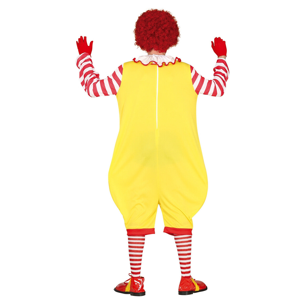 Op deze afbeelding zie je een Kostuums, van het merk Guirca. Fastfood Mckiller Clown Kostuum