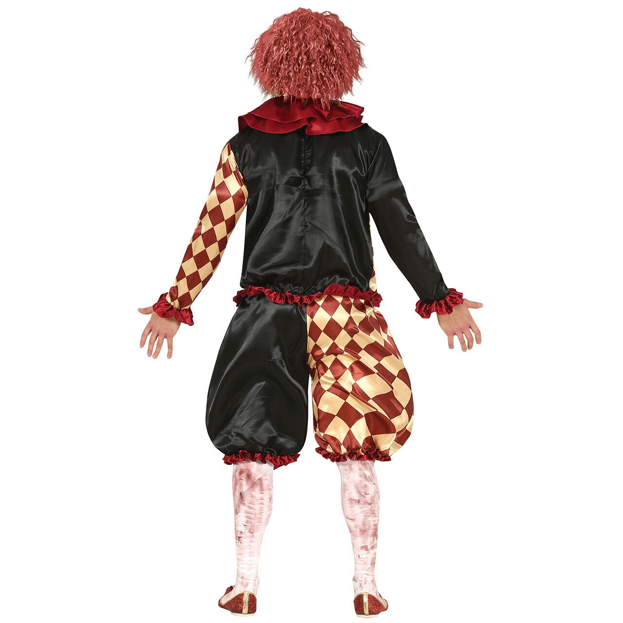 Op deze afbeelding zie je een Kostuums, van het merk Guirca. Niet Zo Lollige Clown Man Kostuum