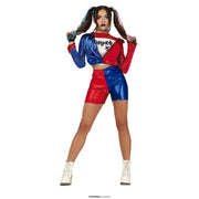 Op deze afbeelding zie je een Kostuums, van het merk Guirca. Danger Glam Harley Quinn Vrouw Kostuum