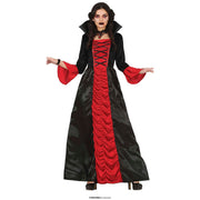 Op deze afbeelding zie je een Kostuums, van het merk Guirca. Hertogin Van Bloody Batcastle Vrouw Kostuum