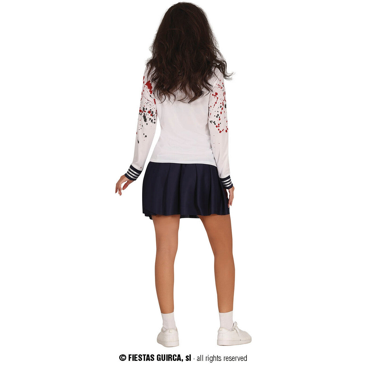 Op deze afbeelding zie je een Kostuums, van het merk Guirca. Zombie Highschool Student Britney Vrouw Kostuum