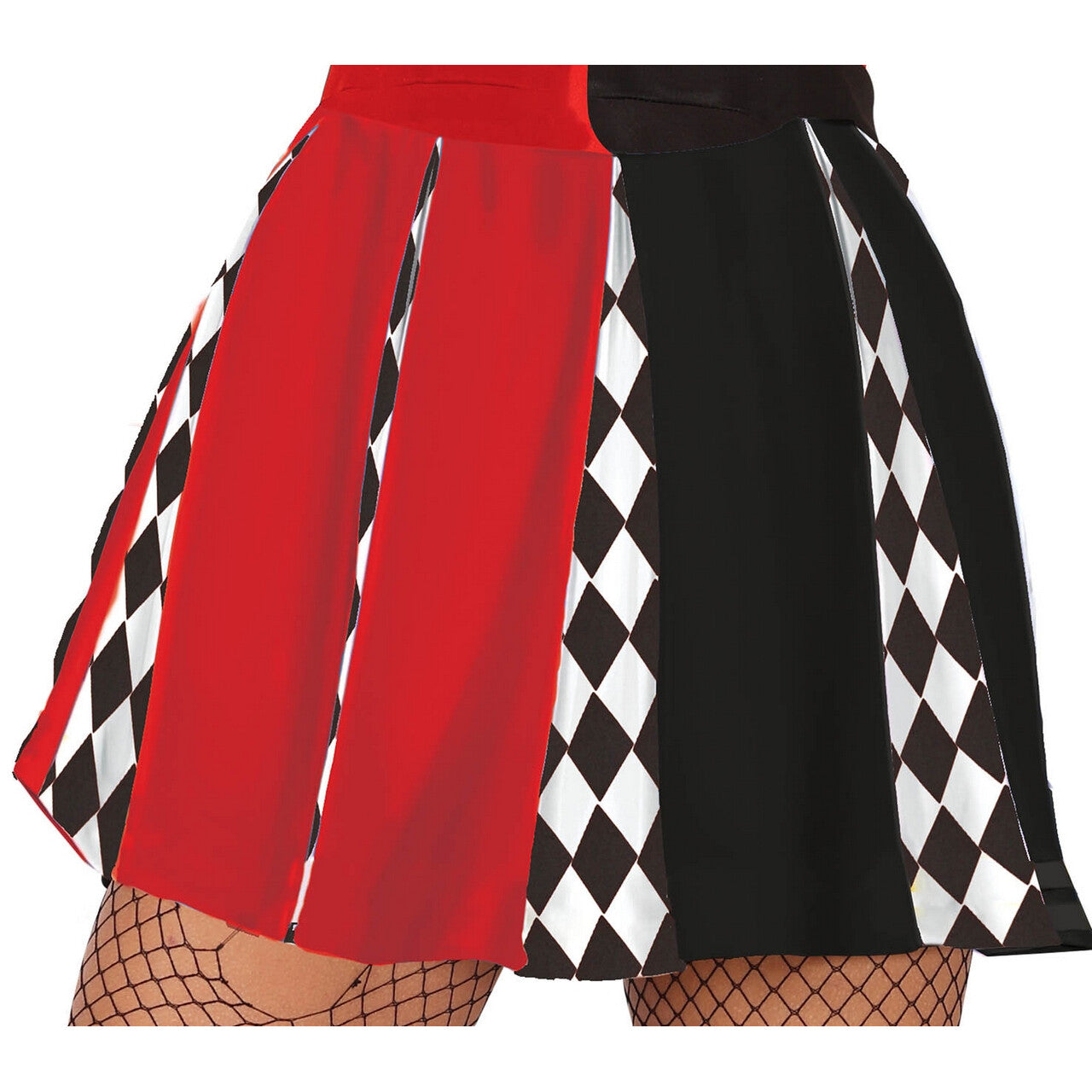 Op deze afbeelding zie je een Kostuums, van het merk Guirca. Trashy Highschool Harlekijn Vrouw Kostuum