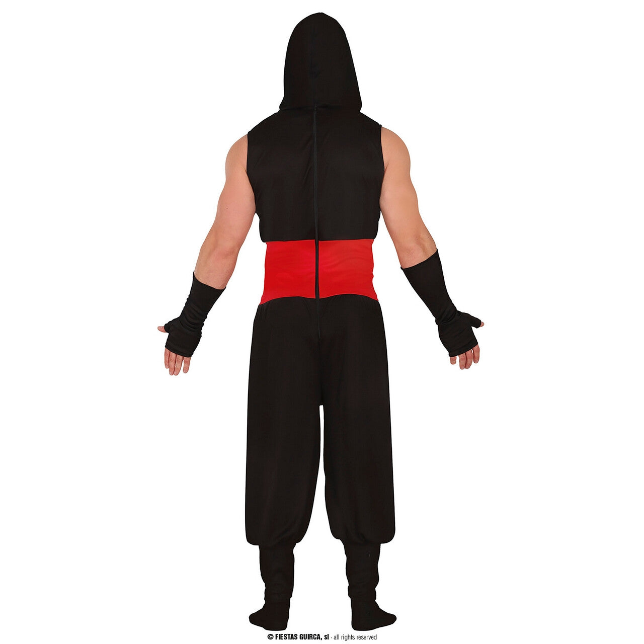 Op deze afbeelding zie je een Kostuums, van het merk Guirca. Kung Fu Fighter Bruce Man Kostuum