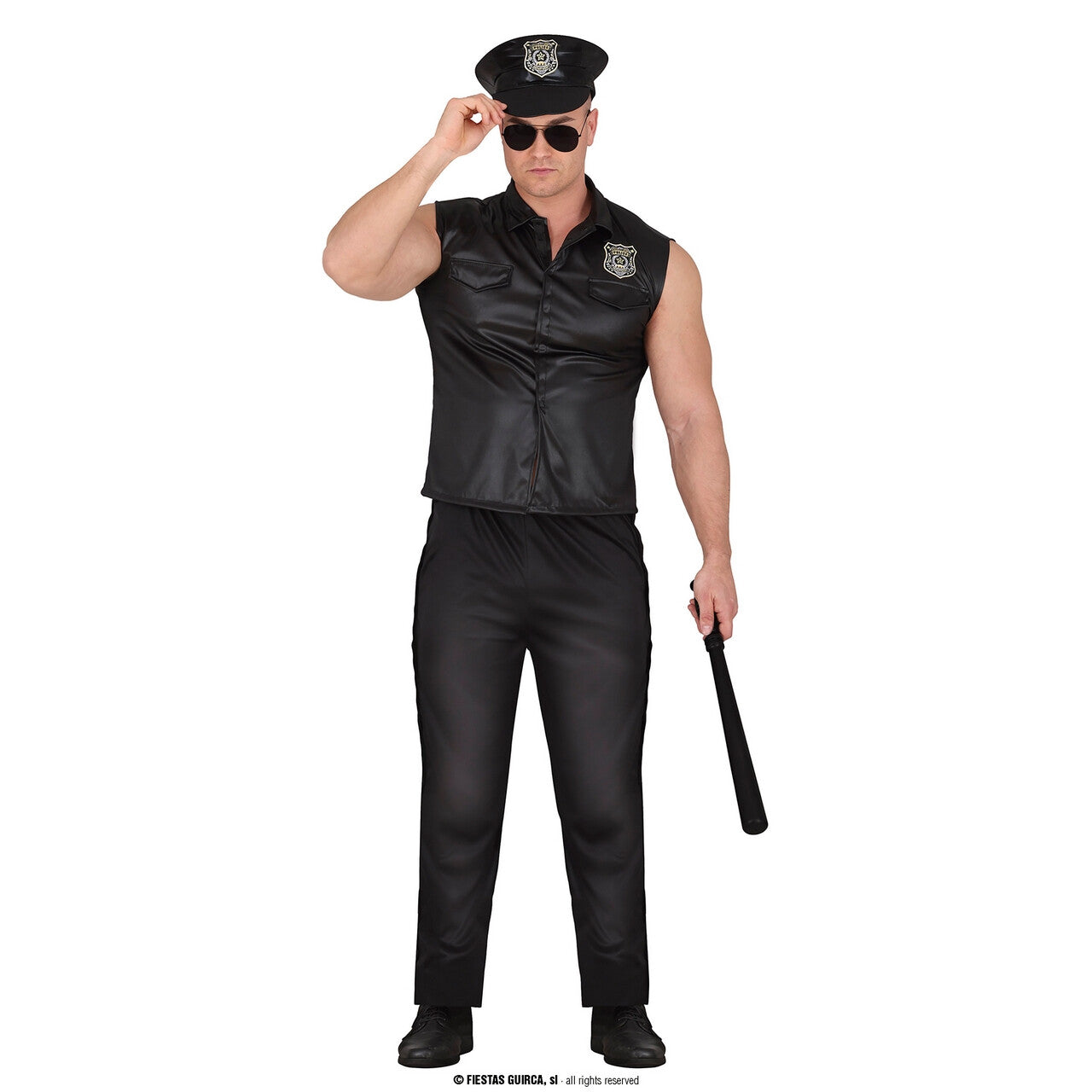 Op deze afbeelding zie je een Kostuums, van het merk Guirca. Sexy Stripper Politie Man Kostuum