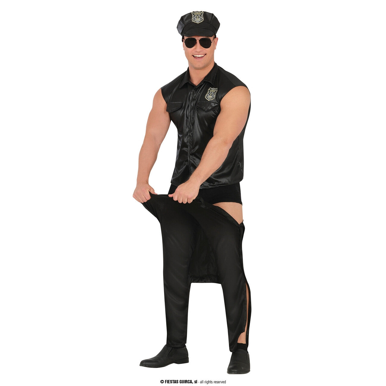 Op deze afbeelding zie je een Kostuums, van het merk Guirca. Sexy Stripper Politie Man Kostuum