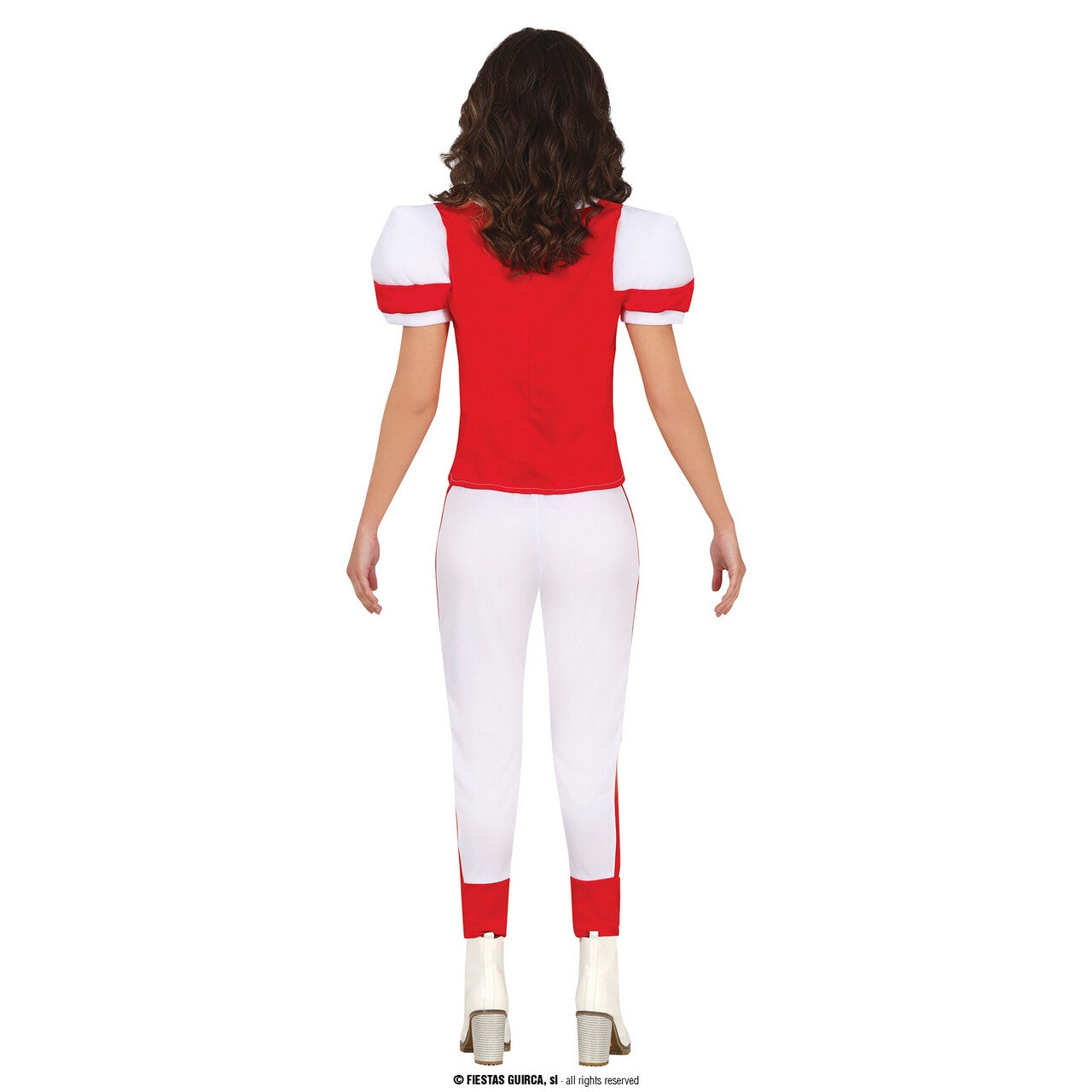 Op deze afbeelding zie je een Kostuums, van het merk Guirca. Stoere Rugby Speelster Ruby Roughball Vrouw Kostuum