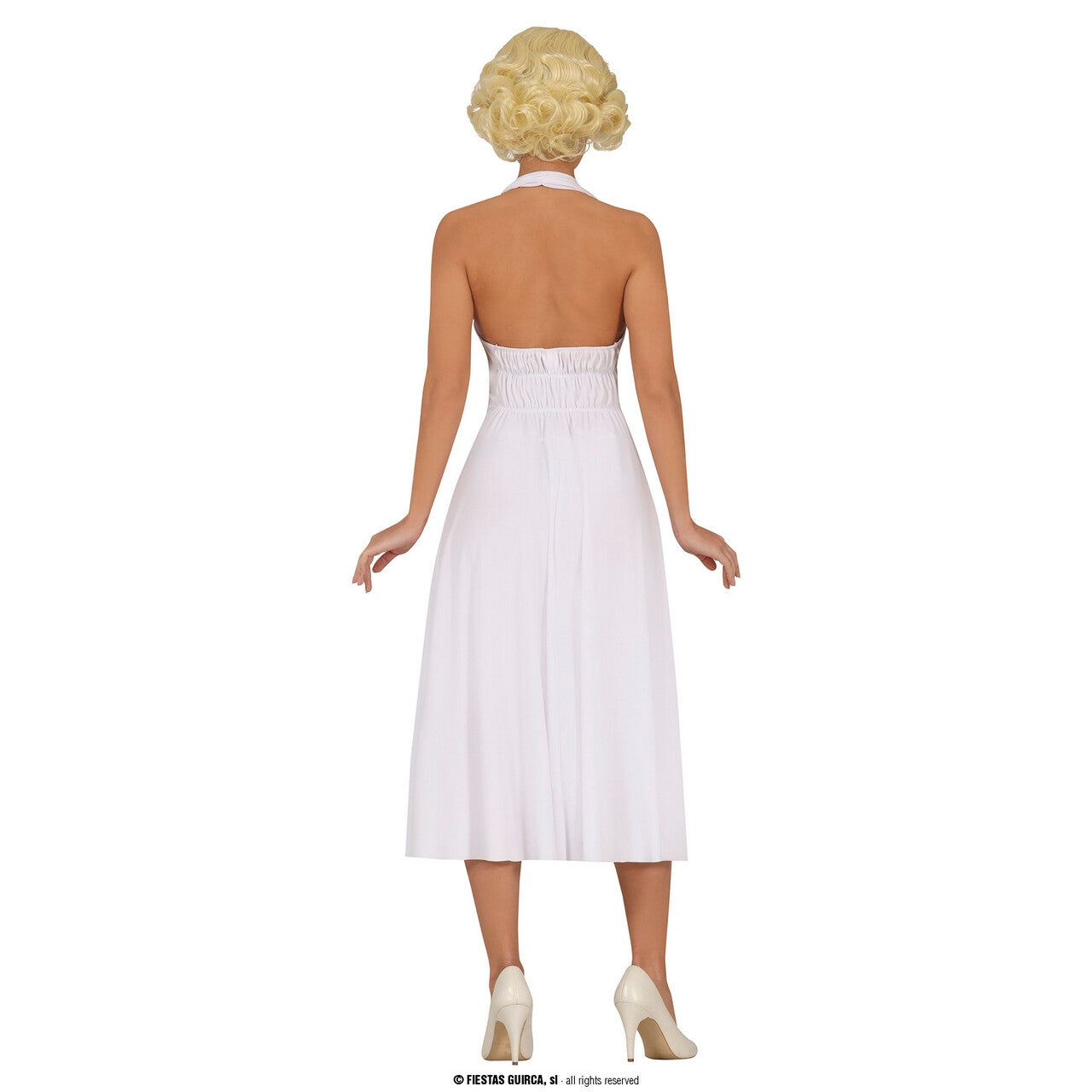 Op deze afbeelding zie je een Kostuums, van het merk Guirca. Iconische Jurk Engel Marilyn Monroe Vrouw
