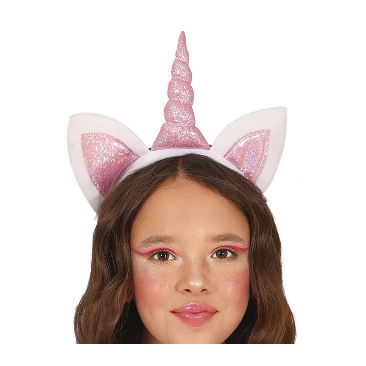 Op deze afbeelding zie je een Kostuums, van het merk Guirca. Dansen Op De Regenboog Unicorn Meisje Kostuum