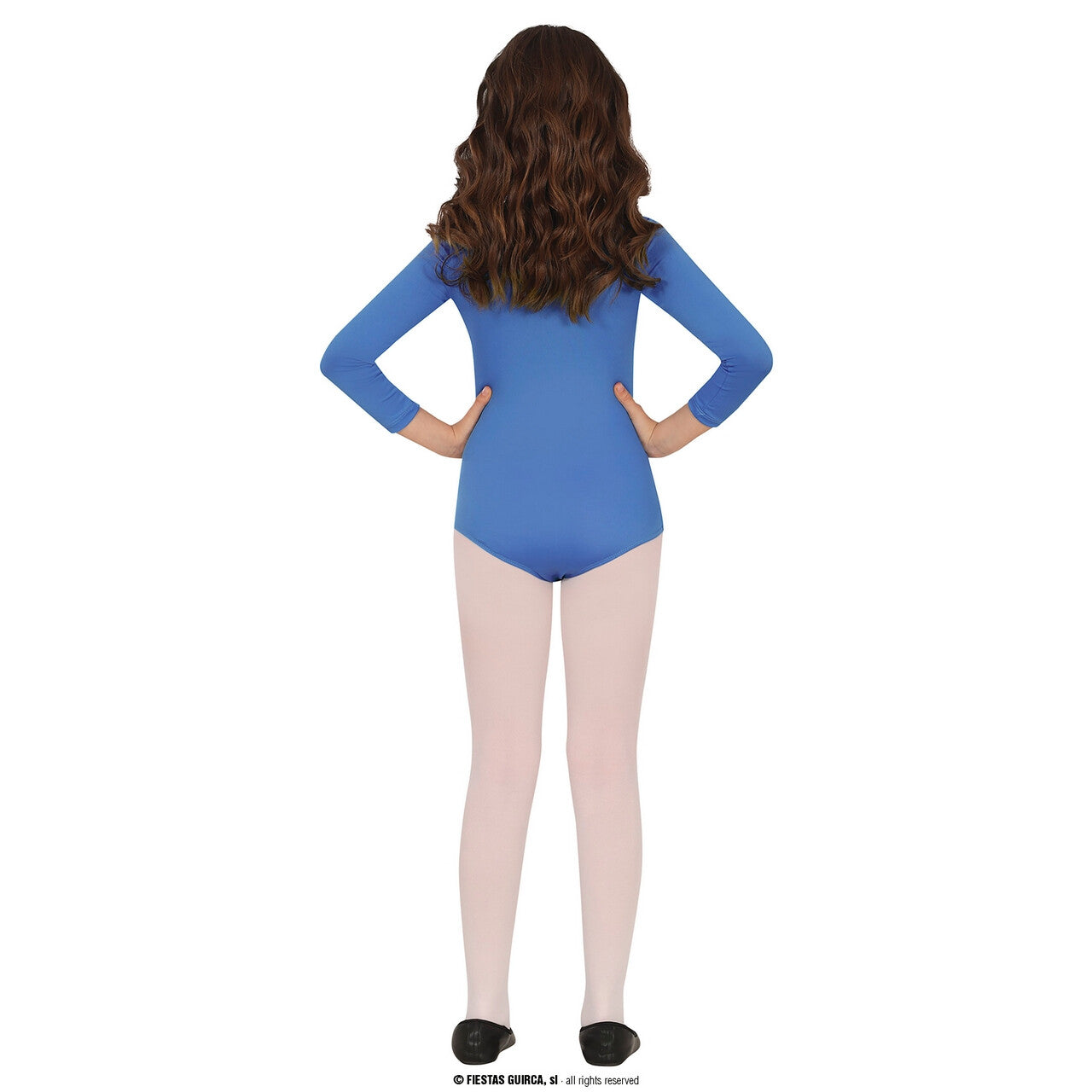 Op deze afbeelding zie je een Kostuums, van het merk Guirca. Gymnastiek Bodysuit Kind Blauw Meisje Kostuum