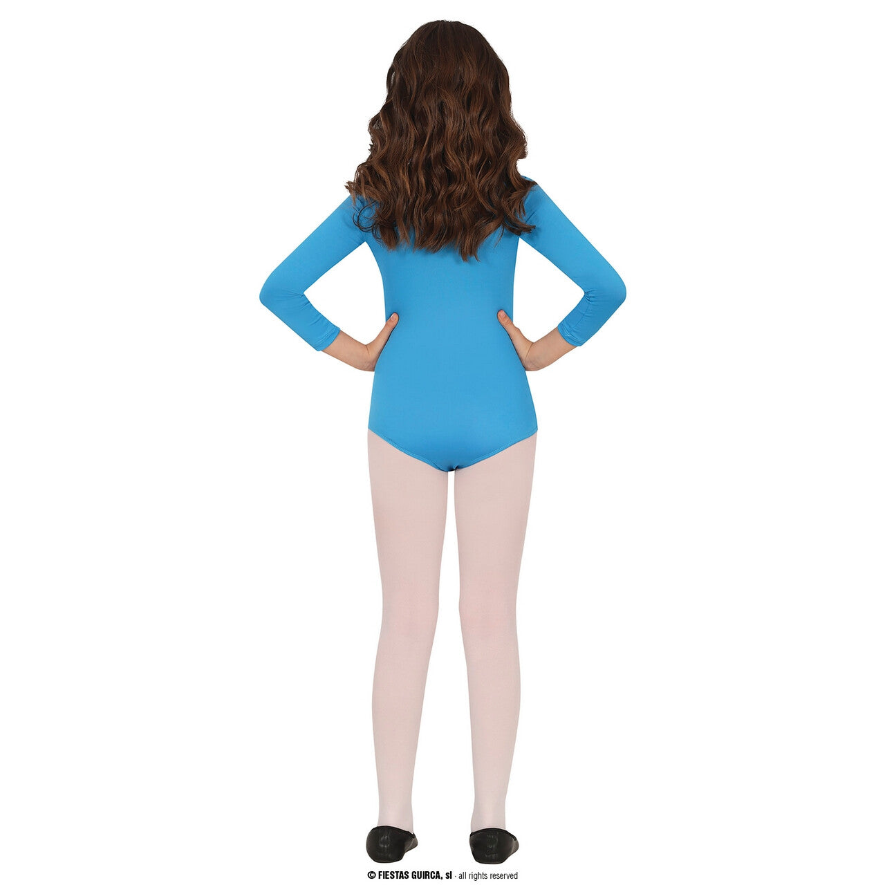 Op deze afbeelding zie je een Kostuums, van het merk Guirca. Gymnastiek Bodysuit Kind Turquose Meisje Kostuum